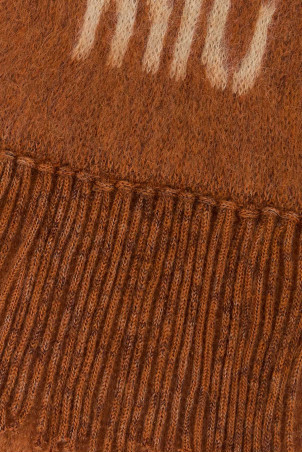 Шарф з суміші мохеру та вовни MIU MIU (5FS0622CQD)