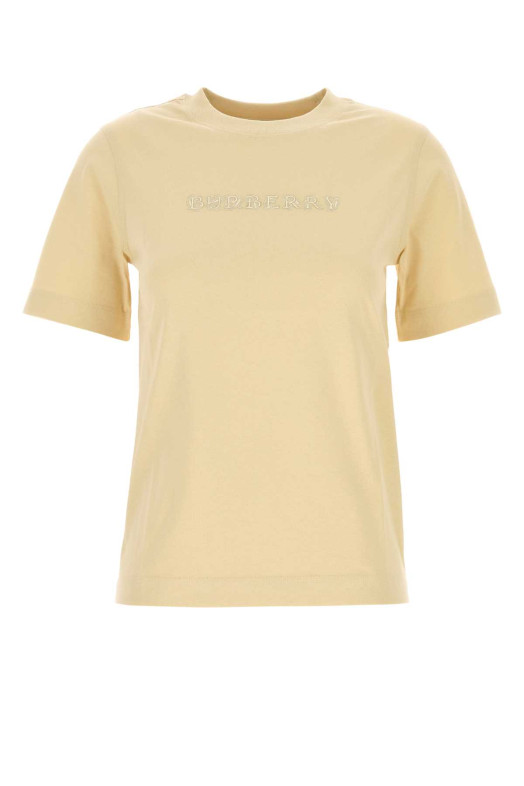 Cream cotton t-shirt BURBERRY (8097925)