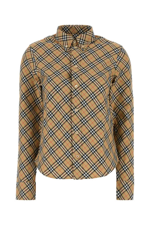 Embroidered twill shirt BURBERRY (8098252)