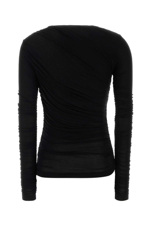 Black stretch Lyocell Tania top Black AGOLDE (A73171618)