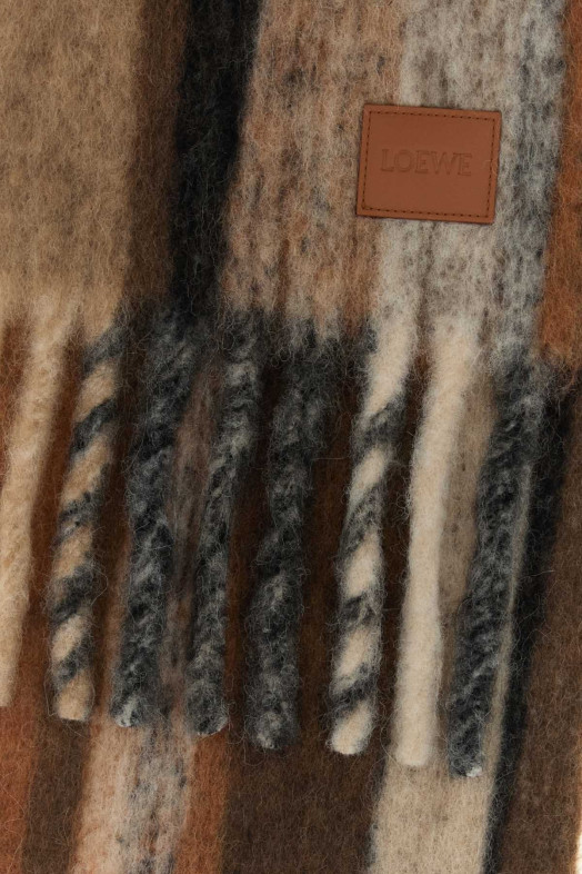Multicolor alpaca blend scarf LOEWE (FSA5SS3W01)