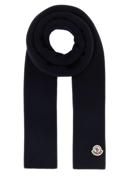 Midnight blue wool scarf Blue MONCLER (K20913C00018A9342)