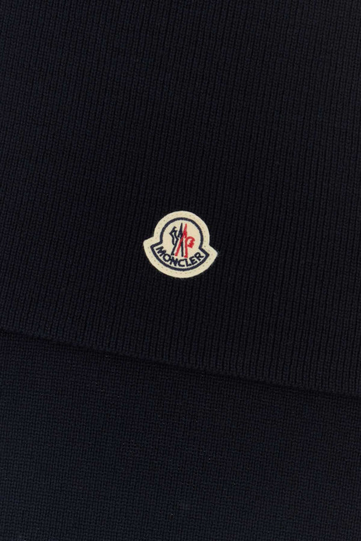 Midnight blue wool scarf Blue MONCLER (K20913C00018A9342)