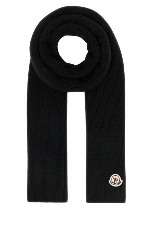 Black wool scarf Black MONCLER (K20913C00018A9342)