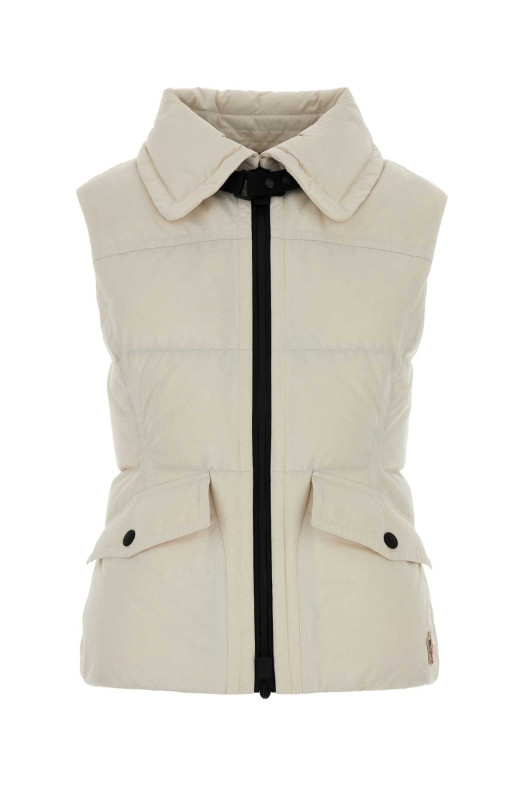 Ivory polyester sleeveless Hallaine down jacket MONCLER GRENOBLE (K20981A000225988K)