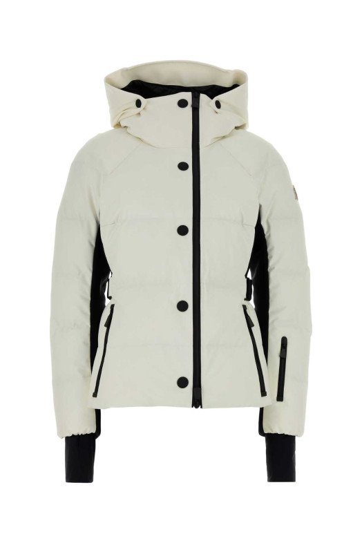Ivory stretch polyester Guyane down jacket MONCLER GRENOBLE (K20981A000485985N)