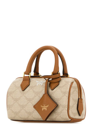 Printed canvas Ella Boston handbag MCM (MWBESEA09)