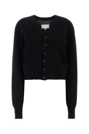 Black wool cardigan MAISON MARGIELA (S29HP0040M13178)