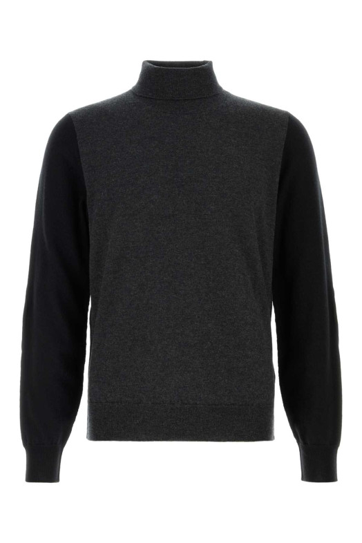 Two-tone wool sweater MAISON MARGIELA (S67HL0012M13177)