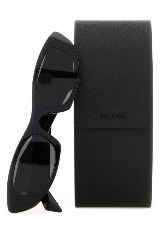 Black acetate sunglasses PRADA (SPRB16C050E16K)