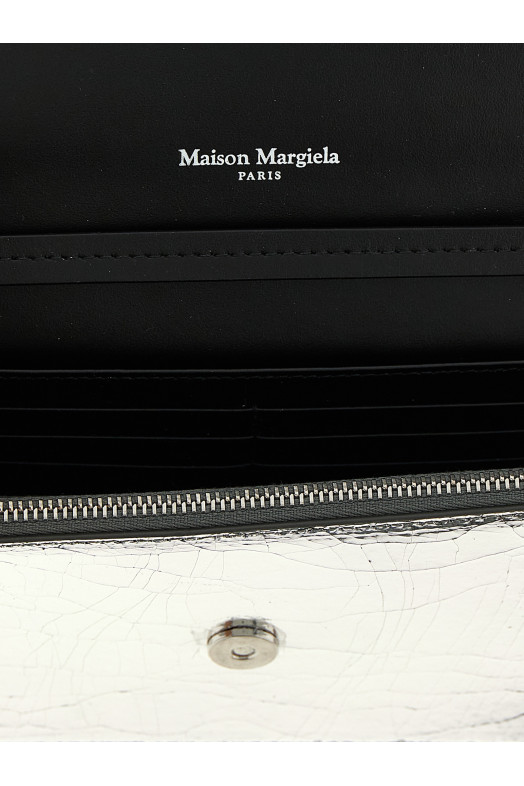Кошелек на цепочке с разбитым зеркалом, серебристый MAISON MARGIELA SA3UI0018P5016H7730