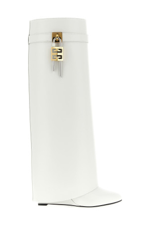 'Shark Lock' boots White