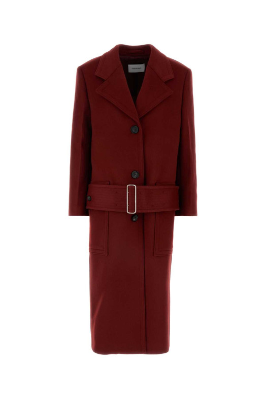 Tiziano red wool blend coat Multicolor SALVATORE FERRAGAMO (13G151777632)