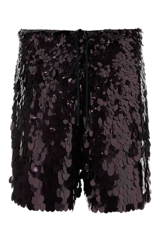 Embellished crepe Piperi bermuda shorts DRIES VAN NOTEN (2520209732313)