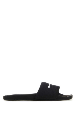 Black nylon AW slippers ALEXANDER WANG (30221S059)