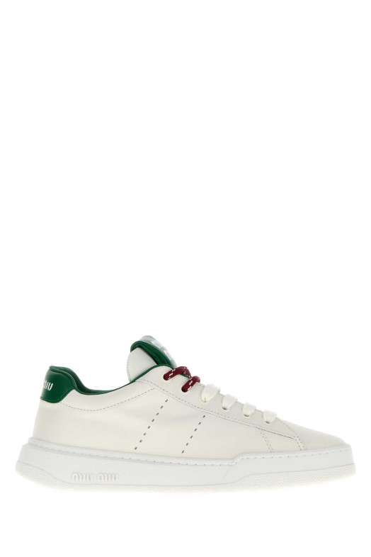 White leather sneakers MIU MIU (5E387EF0053L48)