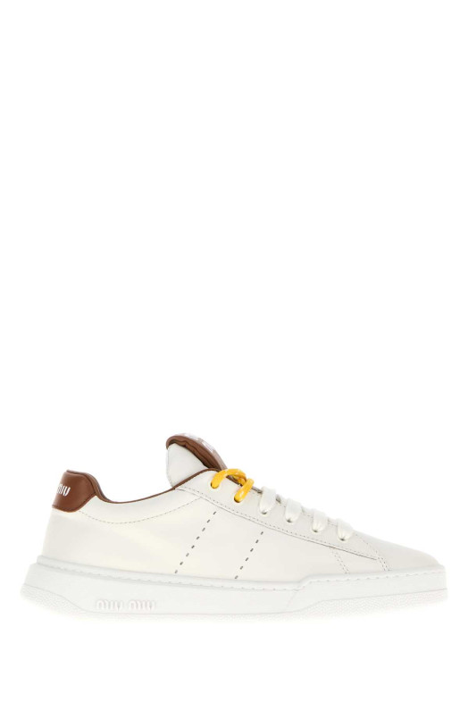 White leather sneakers MIU MIU (5E387EF0053L48)
