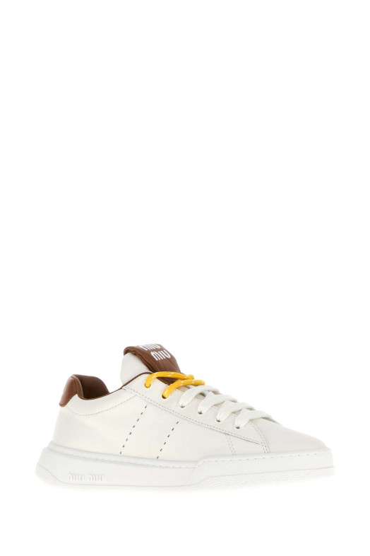 White leather sneakers MIU MIU (5E387EF0053L48)