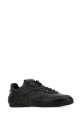 Black leather sneakers Black MIU MIU (5E428EFDD05537)