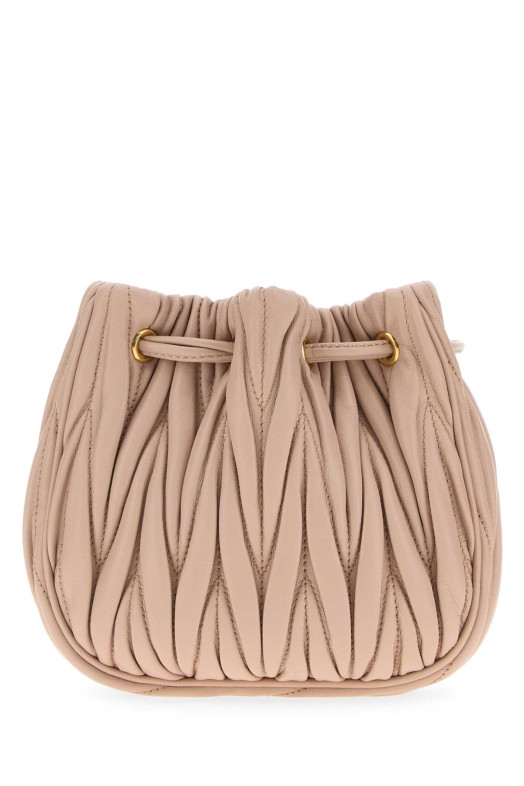 Powder pink nappa leather pouch MIU MIU (5ND022AFPP)