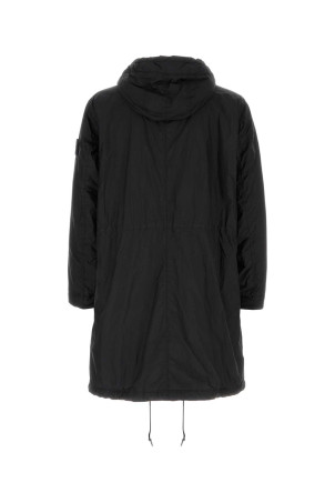 Black nylon parka Black STONE ISLAND (710000323)