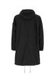 Black nylon parka Black STONE ISLAND (710000323)