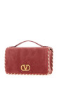 Розовая бархатная сумка VLogo Signature VALENTINO GARAVANI (7W2P0AU1CPX)