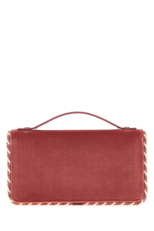 Розовая бархатная сумка VLogo Signature VALENTINO GARAVANI (7W2P0AU1CPX)