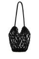 Black crochet bucket bag Black SAINT LAURENT (841312GAAFU)