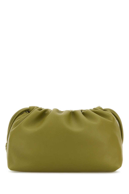 Sage green nappa leather medium Flamenco clutch LOEWE (A411FCRX75)