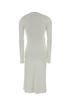 СУКНЯ МІДІ З В-ОБРИСОВАНИМ ВИРІЗОМ ELISABETTA FRANCHI (AB82257E2)