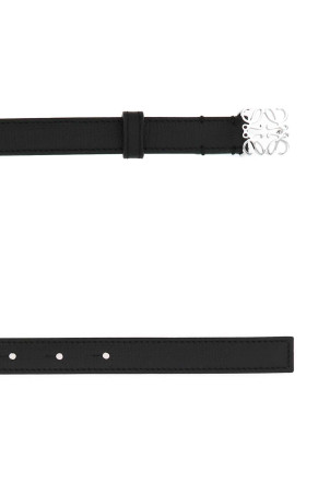 Black leather Anagram belt LOEWE (E619Z15X03)