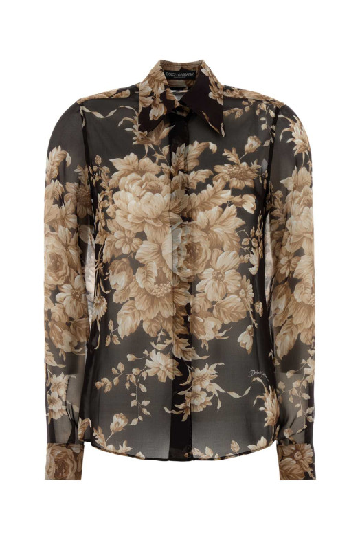 Printed silk shirt DOLCE & GABBANA (F5R64TIS1ZO)