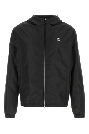 Black polyester k-way FENDI (FAA960AU94)