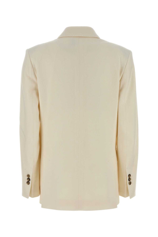 Ivory wool blazer AMI (FBV002WV0058)