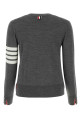 Dark grey wool cardigan THOM BROWNE (FKC334AY1014)