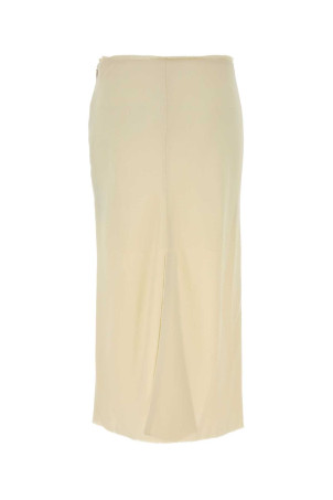 Ivory stretch viscose skirt AMI (FSK431VI0039)