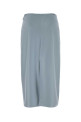 Pastel light-blue stretch satin skirt AMI (FSK447PL0037)