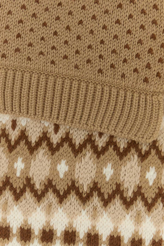 Embroidered wool blend scarf FENDI (FXT468AVP8)