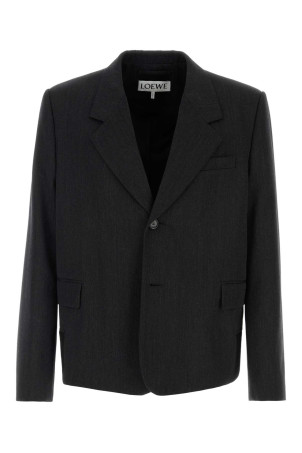 Charcoal wool blazer Gray LOEWE (H526Y03WD5)