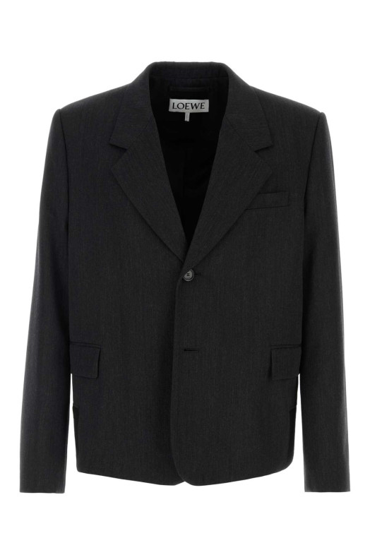 Charcoal wool blazer Gray LOEWE (H526Y03WD5)
