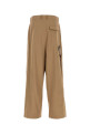 Camel cotton wide-leg pant Beige LOEWE (H526Y04WHX)