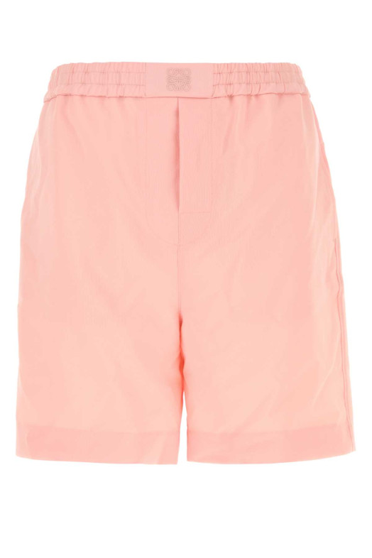 Pink wool bermuda shorts orange LOEWE (H526Y1AW26)