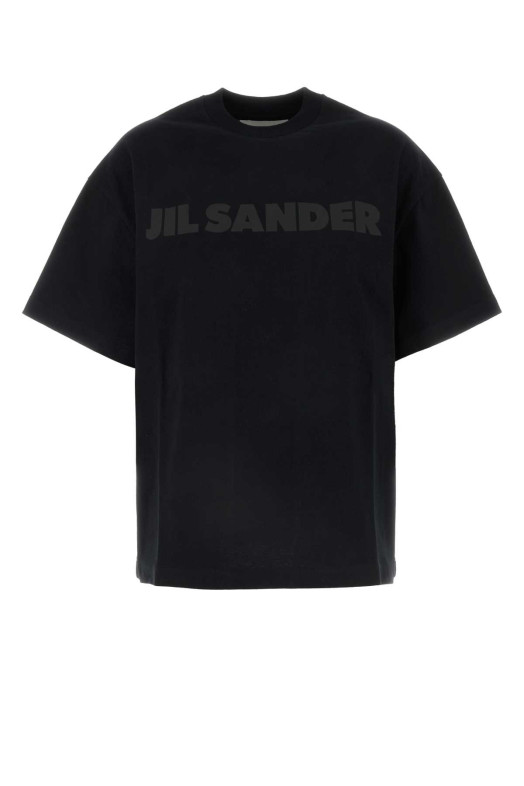 Black cotton t-shirt JIL SANDER (J03GC0137J20243)