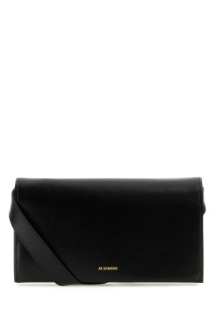 Black leather All-Day clutch JIL SANDER (J07ZH0012P4840)