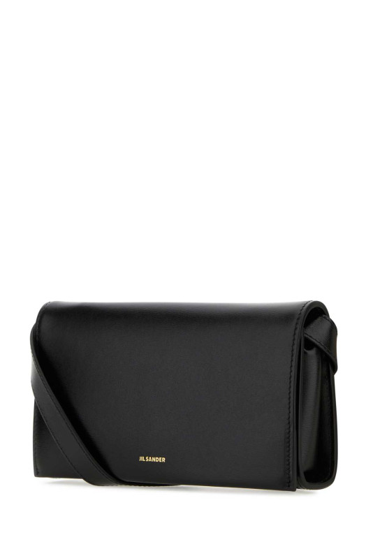 Black leather All-Day clutch JIL SANDER (J07ZH0012P4840)
