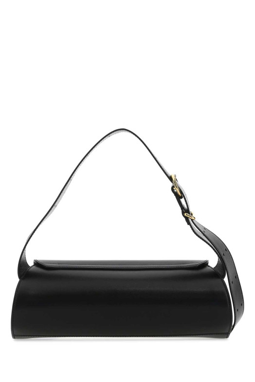 Black leather Cannolo Grande shoulder bag JIL SANDER (J08WD0051P4840)