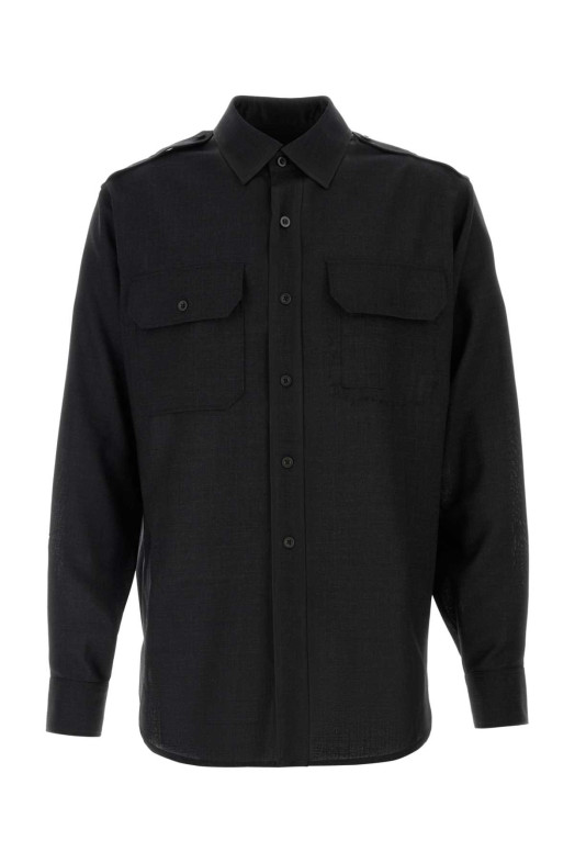 Slate wool shirt MAISON MARGIELA (S50DT0059M35524)