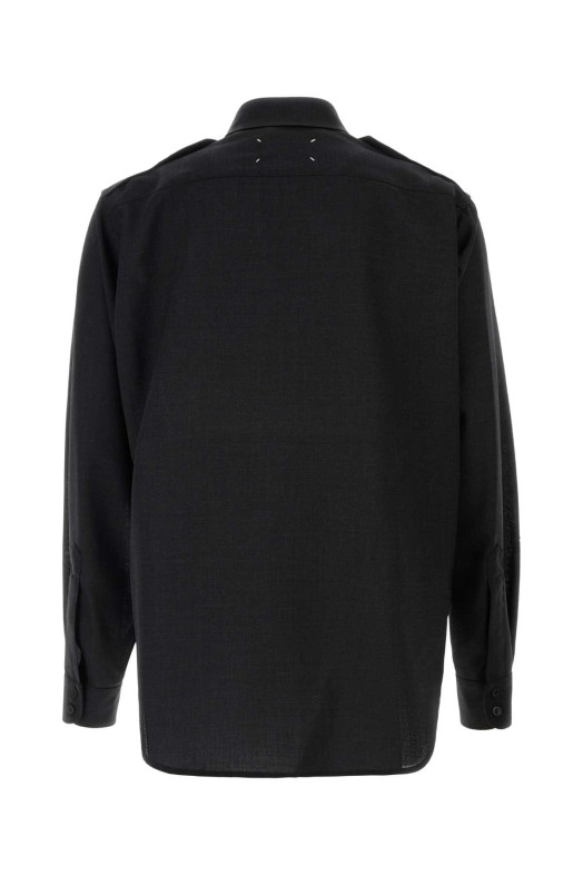 Slate wool shirt MAISON MARGIELA (S50DT0059M35524)