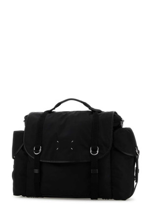 Black fabric Messenger travel bag MAISON MARGIELA (SB1WG0071P6763)